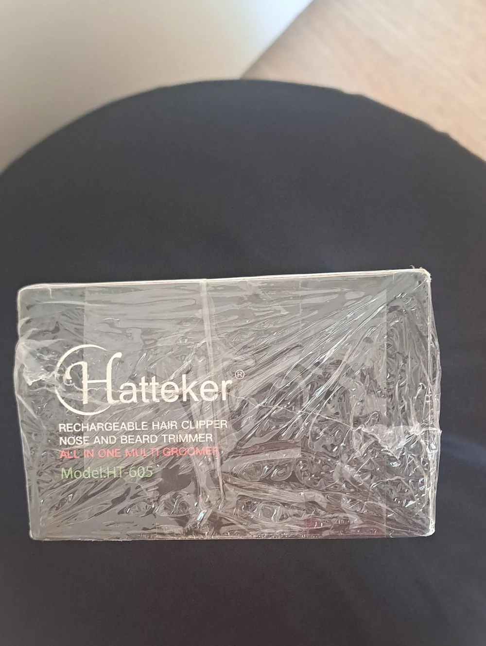 Hatteker Gold Pattern Rechargeable Hair Clipper Nose And Beard Trimmer